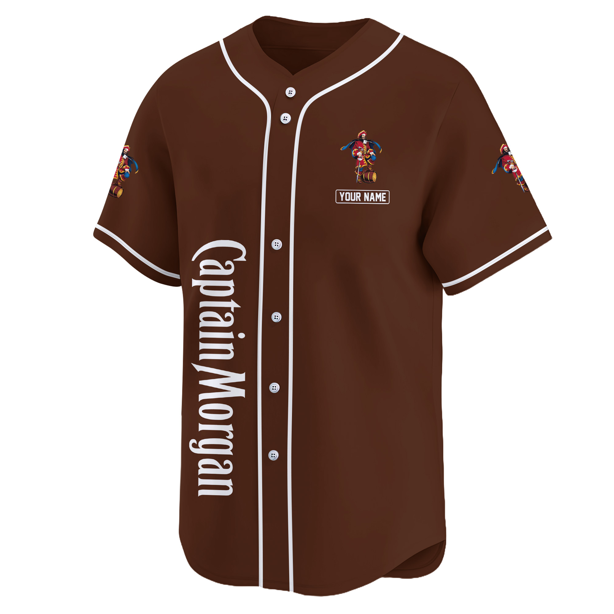 Personalized Captain Morgan Happy Father’s Day Baseball Jersey
