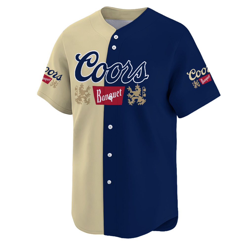 Personalized Coors Banquet Baseball Jersey