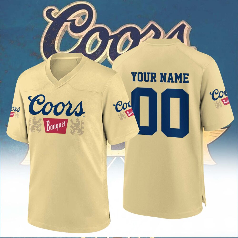 Personalized Coors Banquet Football Jersey Personalized Coors Banquet Football Jersey