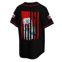 Personalized Coors Light American Flag Baseball Jersey