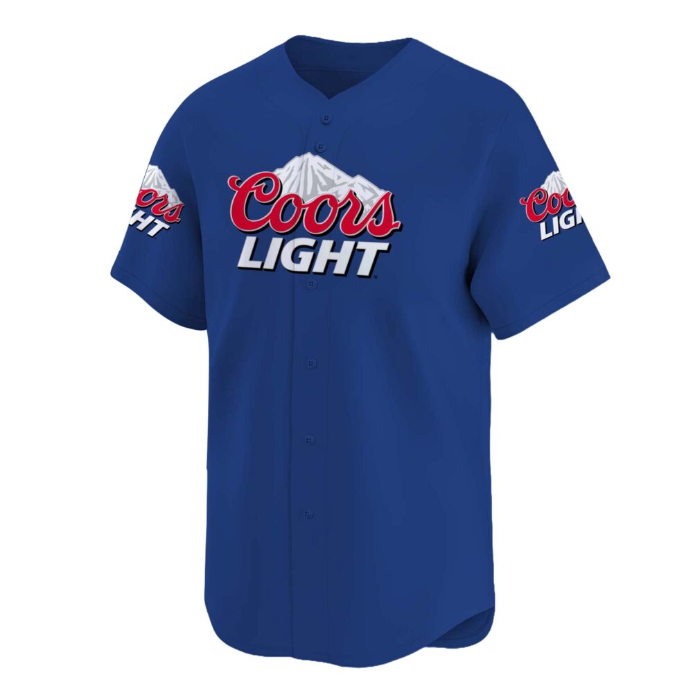 Personalized Coors Light Baseball Jersey Personalized Coors Light Baseball Jersey
