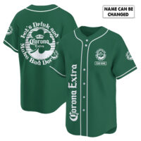 Personalized Corona Extra St Patrick's Day Baseball Jersey