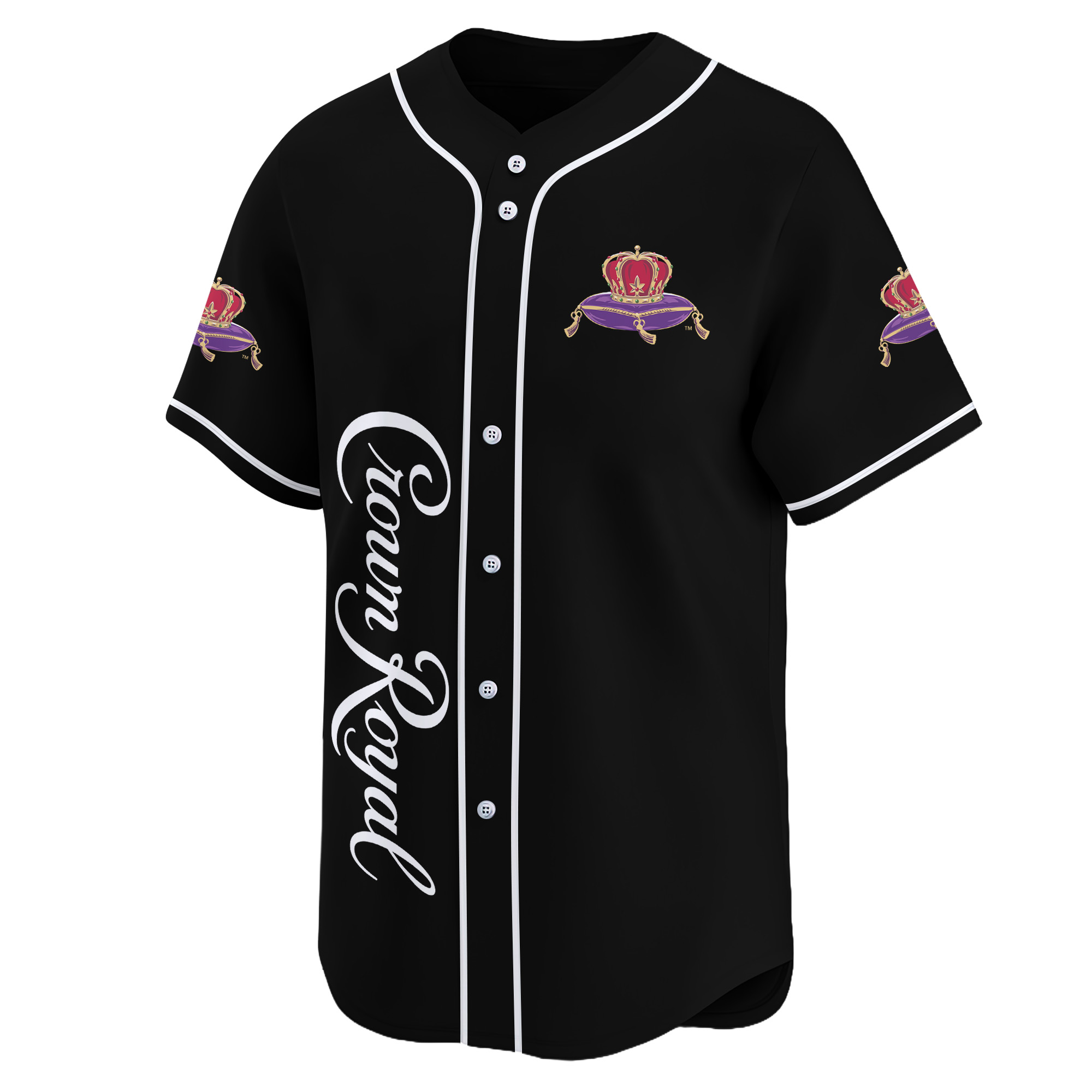 Personalized Crown Royal Bring From Devil Baseball Jersey