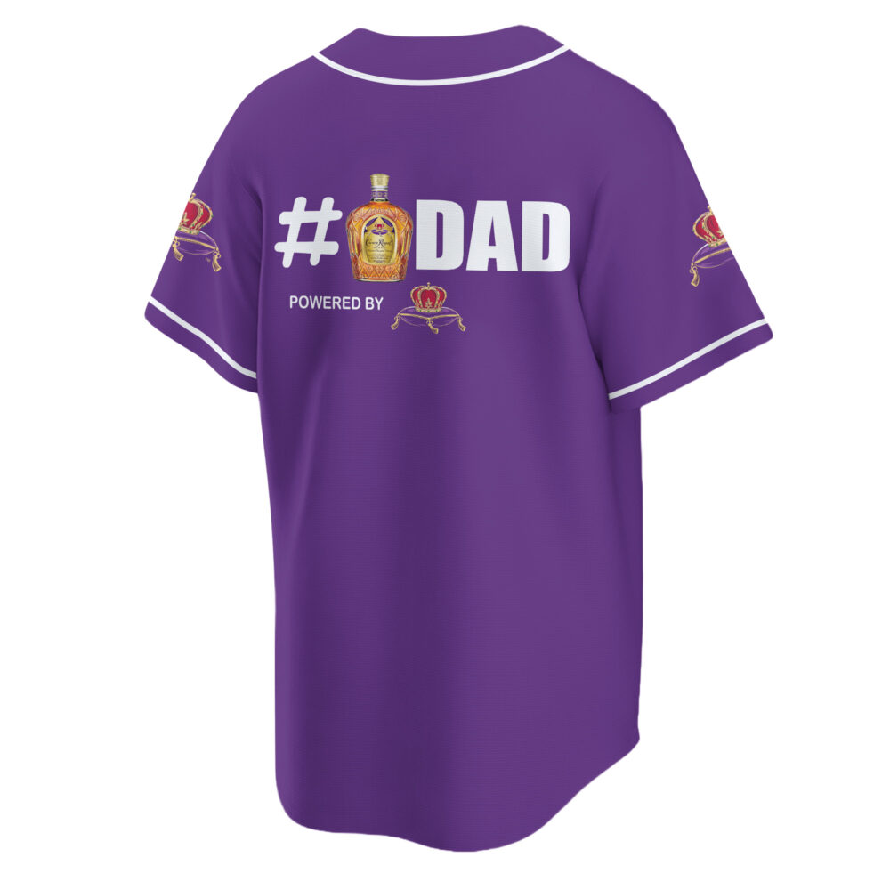 Personalized Crown Royal Happy Father's Day Baseball Jersey Personalized Crown Royal Happy Father's Day Baseball Jersey