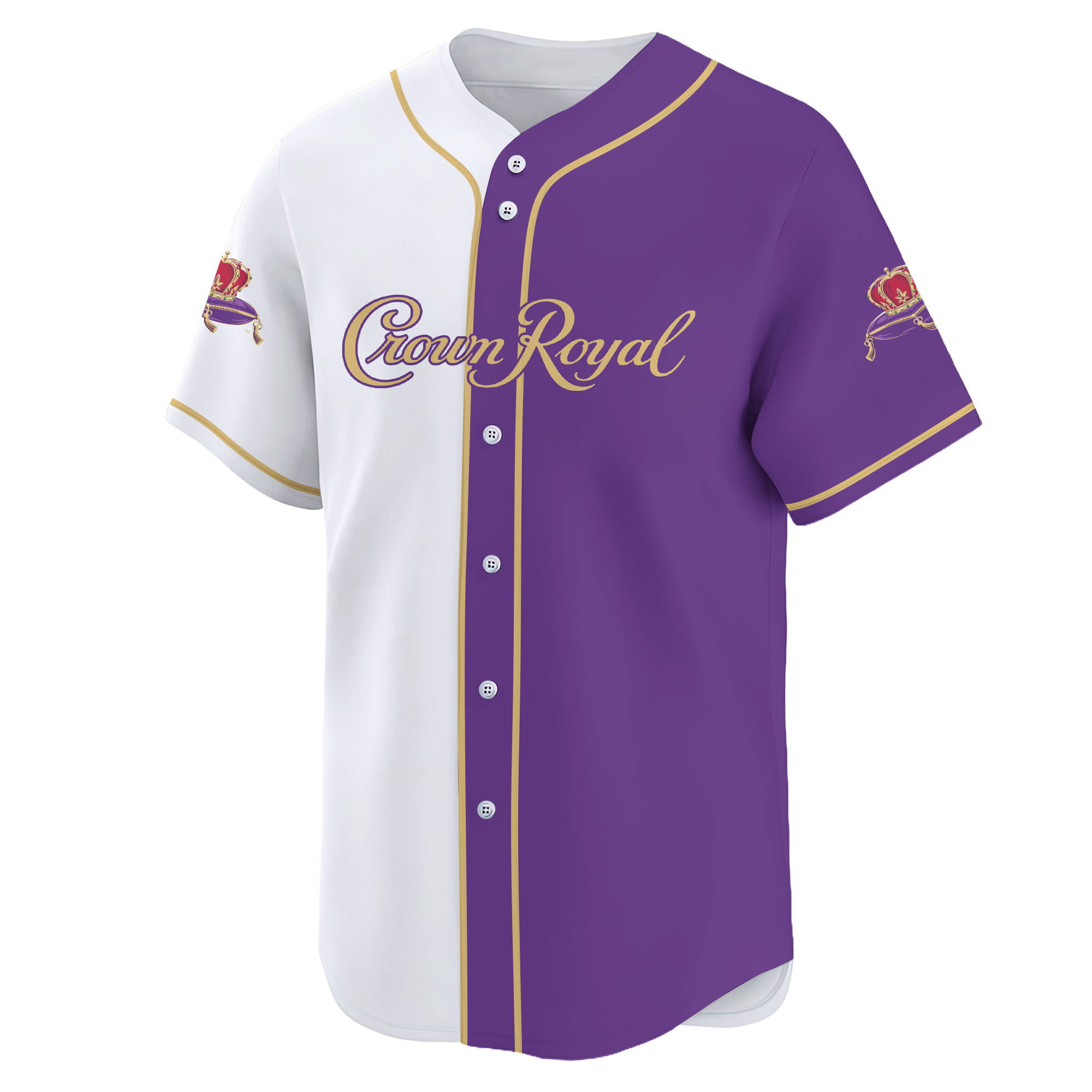 Personalized Crown Royal Whiskey Baseball Jersey