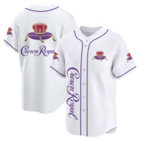 Personalized Crown Royal White Baseball Jersey