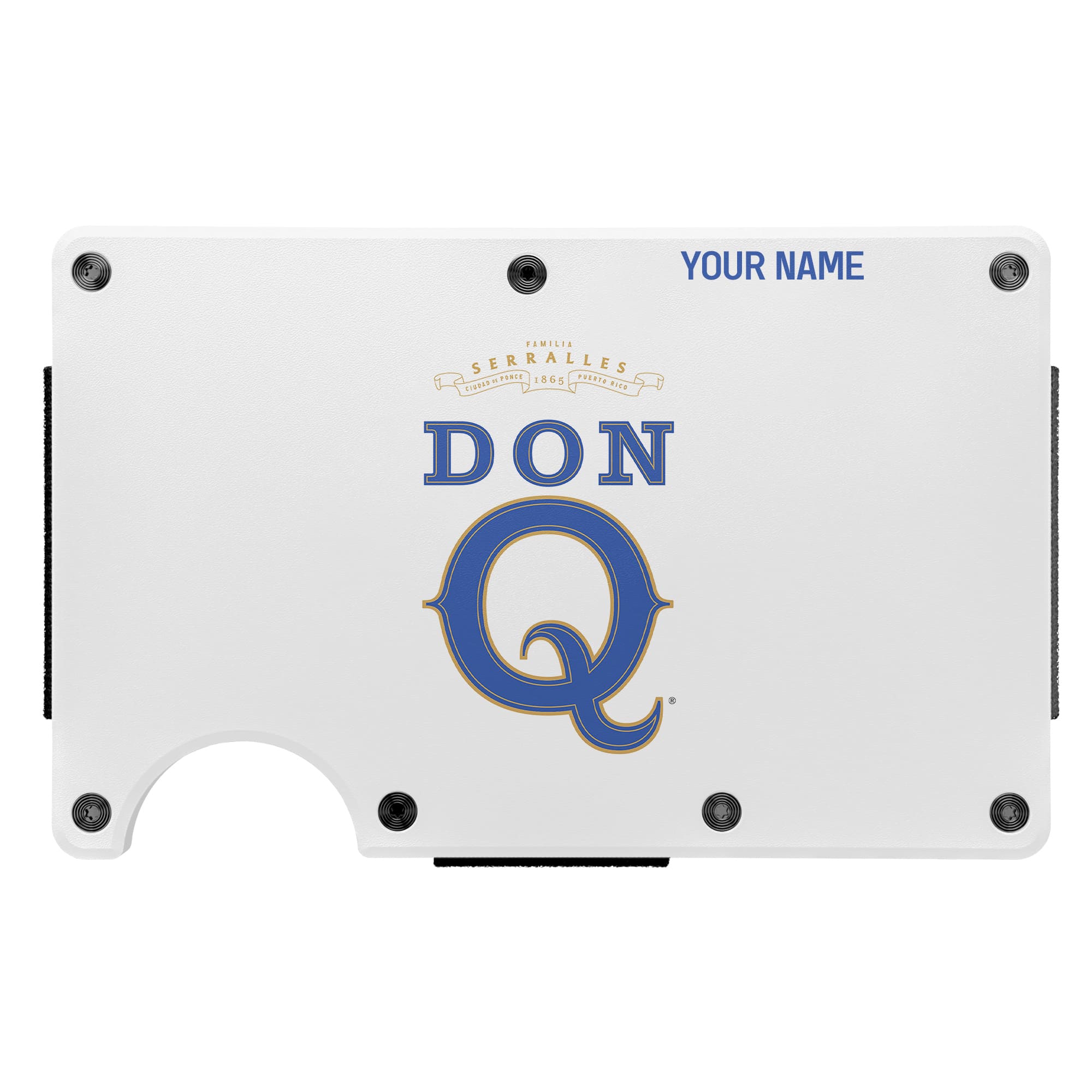 Personalized Don Q Metal Card Holder
