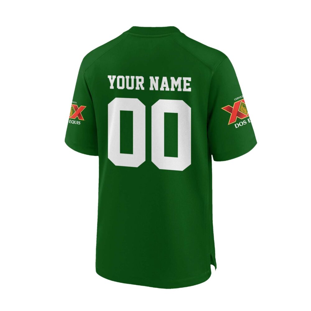 Personalized Dos Equis Football Jersey Personalized Dos Equis Football Jersey