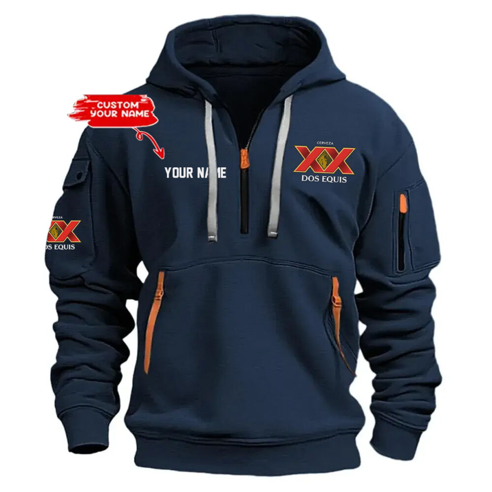 Personalized Dos Equis Half Zipper Hoodie Personalized Dos Equis Half Zipper Hoodie