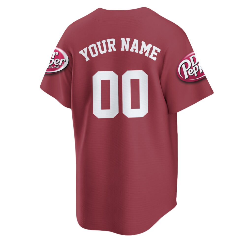 Personalized Dr. Pepper Baseball Jersey Personalized Dr. Pepper Baseball Jersey