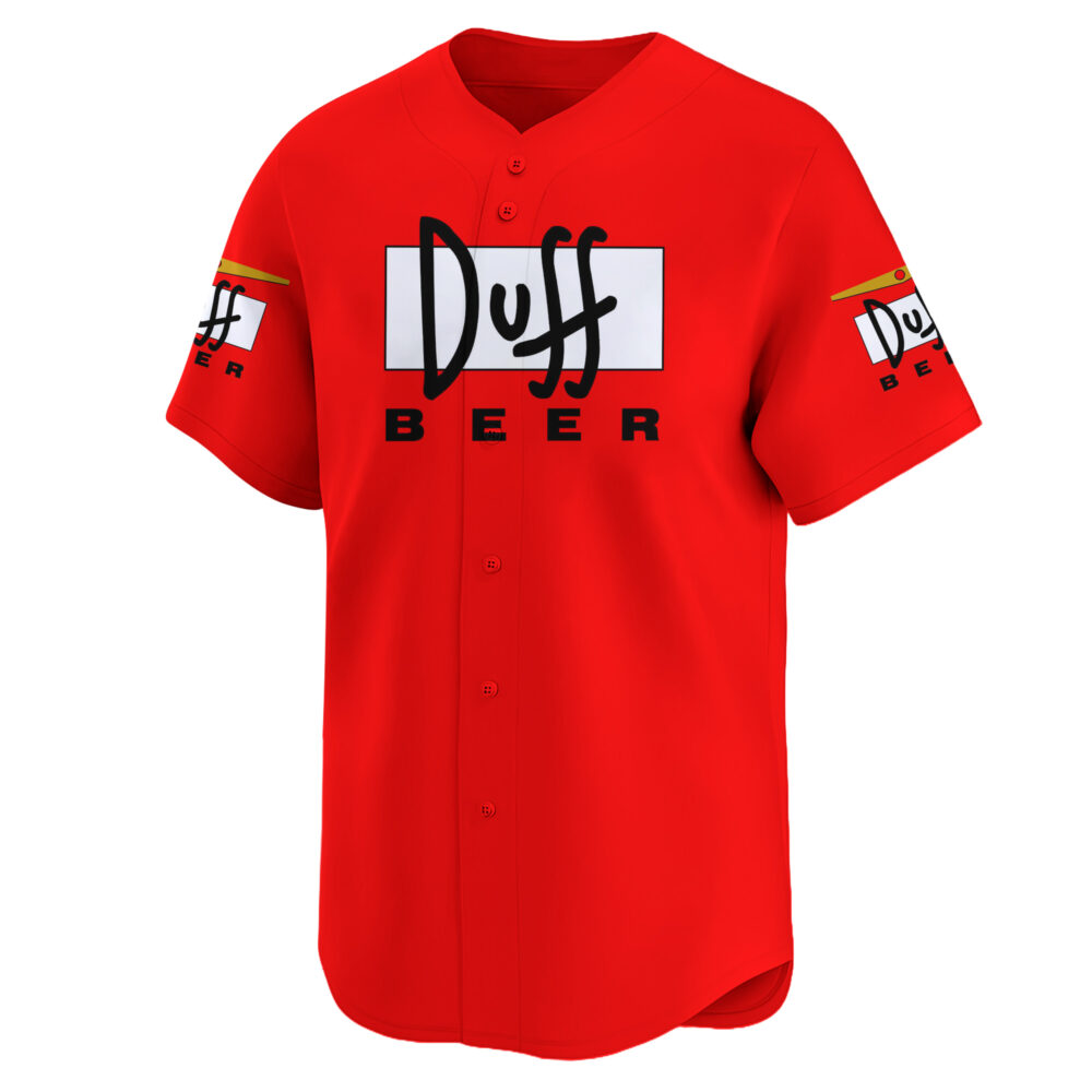Personalized Duff Beer Baseball Jersey Personalized Duff Beer Baseball Jersey