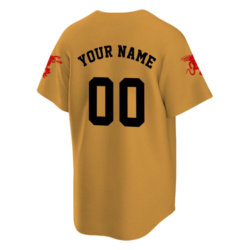 Personalized Fireball Baseball Jersey Personalized Fireball Baseball Jersey