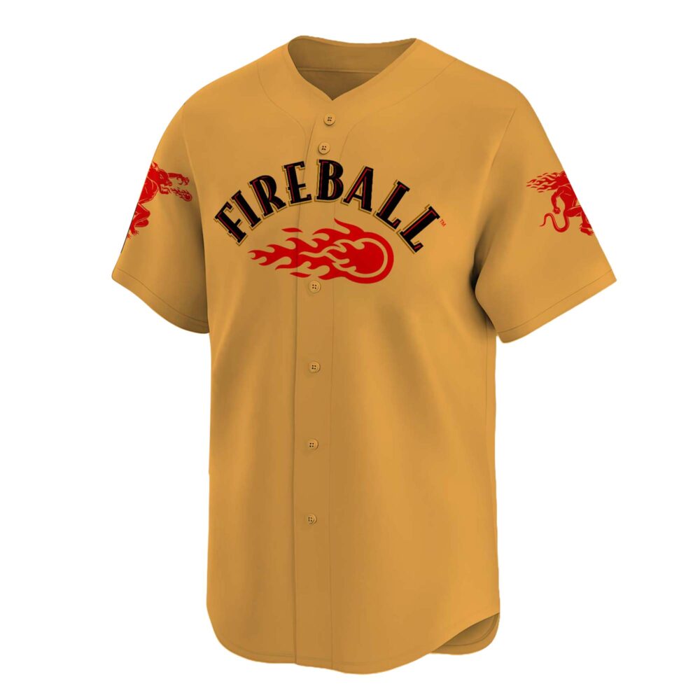 Personalized Fireball Baseball Jersey Personalized Fireball Baseball Jersey