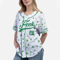 Personalized "Go Feck Yourself" St. Patrick's Day, Baseball Jersey