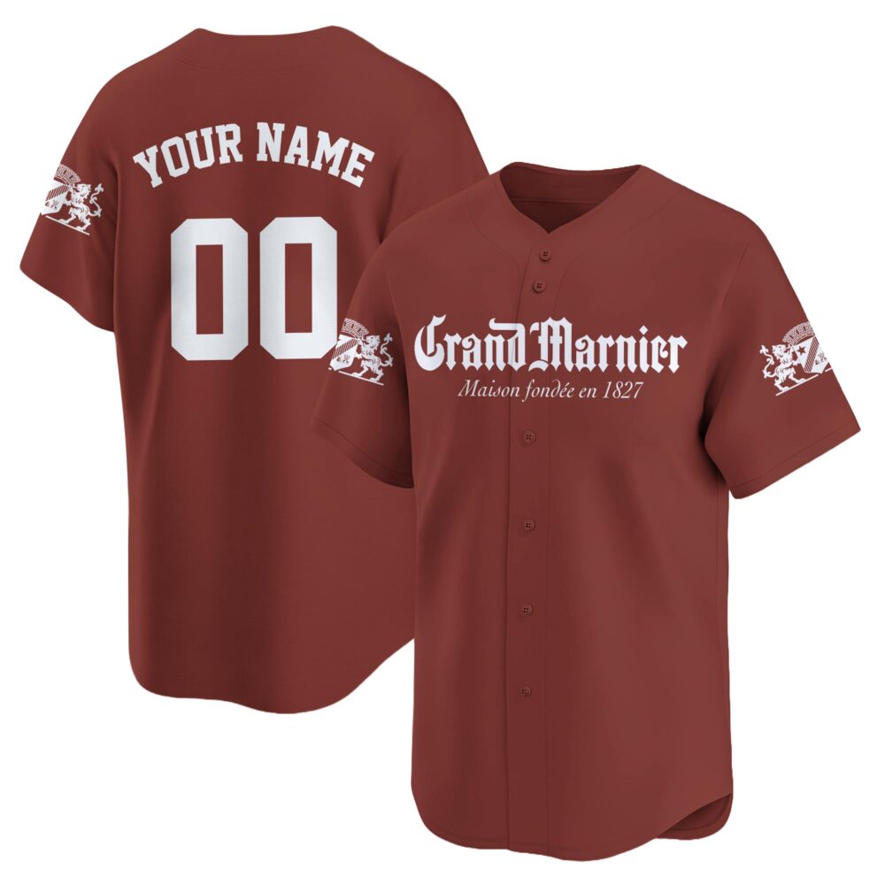 Personalized Grand Marnier Baseball Jersey Personalized Grand Marnier Baseball Jersey