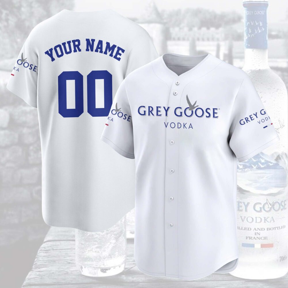 Personalized Grey Goose Baseball Jersey Personalized Grey Goose Baseball Jersey