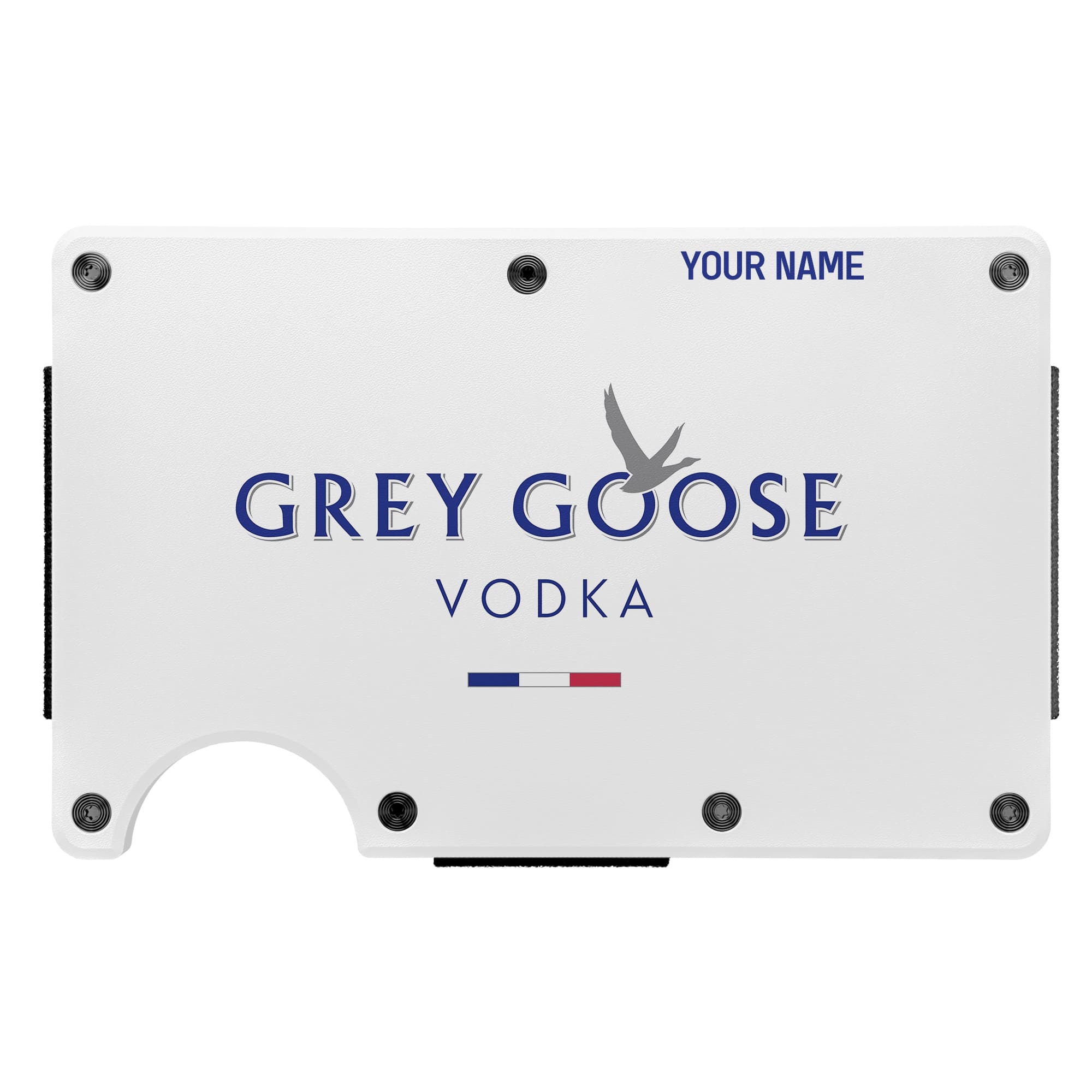 Personalized Grey Goose Metal Card Holder