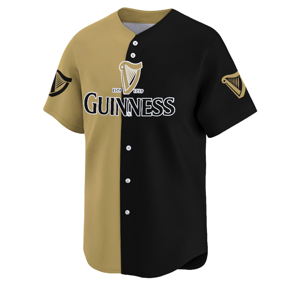 Personalized Guinness Baseball Jersey