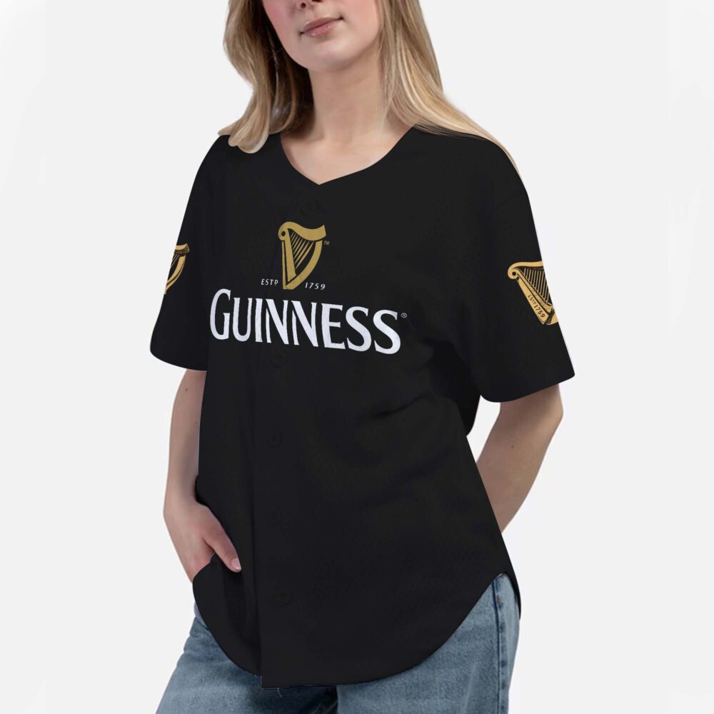 Personalized Guinness Baseball Jersey Personalized Guinness Baseball Jersey
