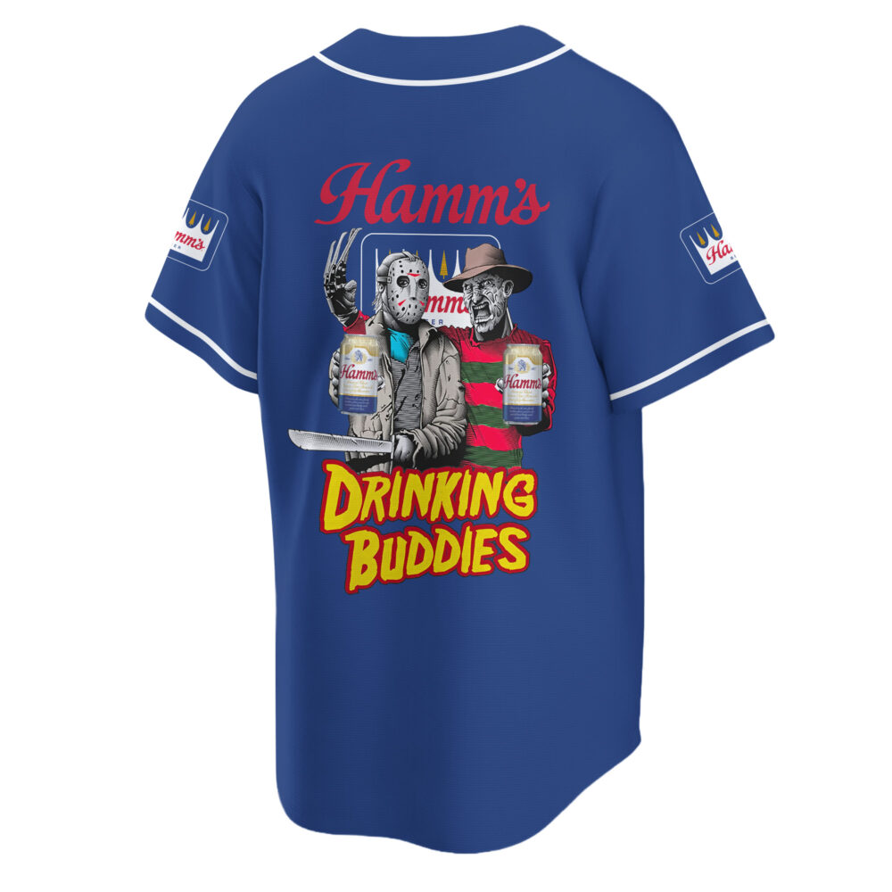 Personalized Hamm's Halloween Freddy Krueger Baseball Jersey Personalized Hamm's Halloween Freddy Krueger Baseball Jersey