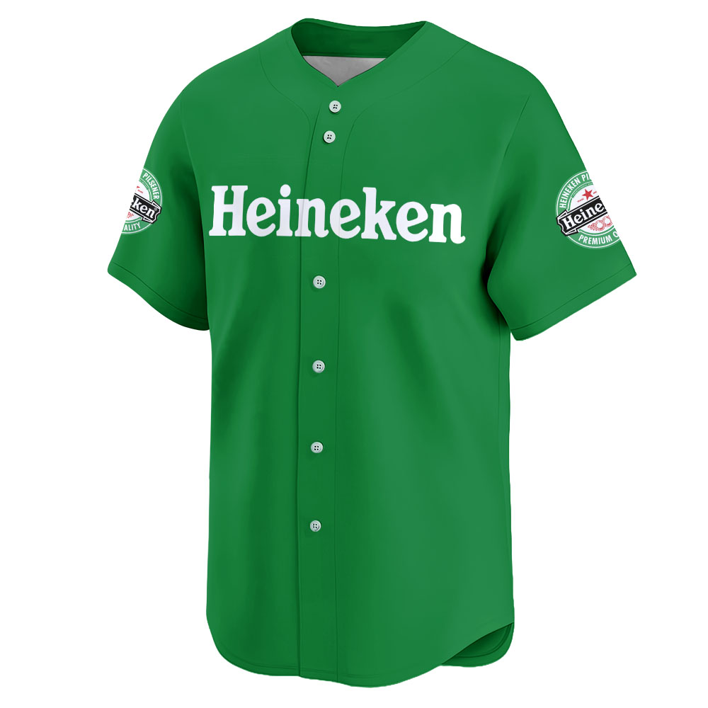 Personalized Heineken Baseball Jersey