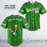Personalized Into the Clovers- St. Patrick's Day, Baseball Jersey