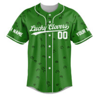 Personalized Into the Clovers- St. Patrick's Day, Baseball Jersey