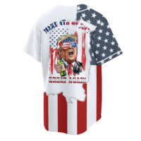 Personalized Jameson Donald Trump Independence Day Baseball Jersey