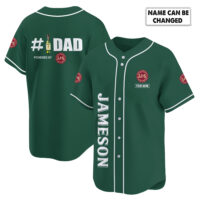 Personalized Jameson Happy Father's Day Baseball Jersey