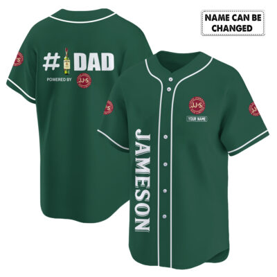Personalized Jameson Happy Father's Day Baseball Jersey