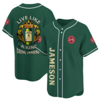 Personalized Jameson Live Like A King Baseball Jersey
