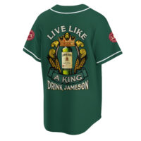 Personalized Jameson Live Like A King Baseball Jersey