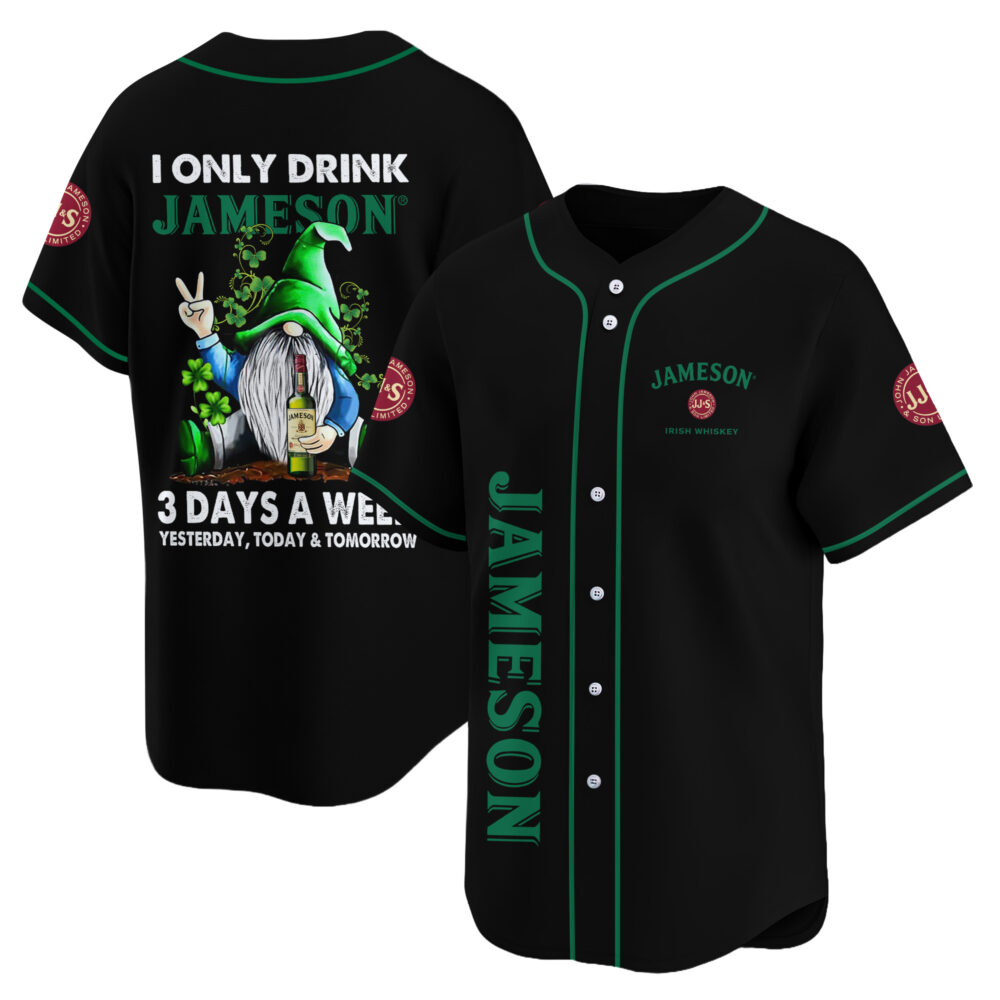 Personalized Jameson Of Gnome Baseball Jersey