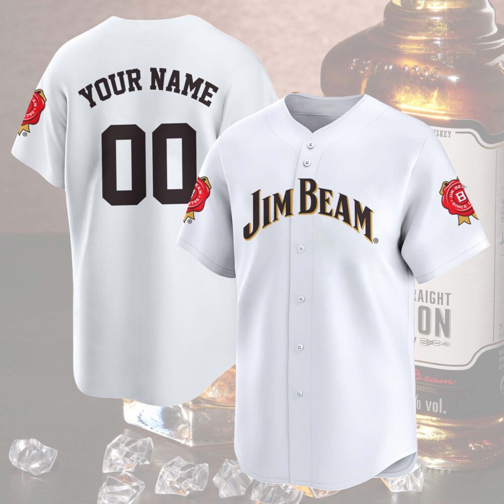 Personalized Jim Beam Baseball Jersey Personalized Jim Beam Baseball Jersey