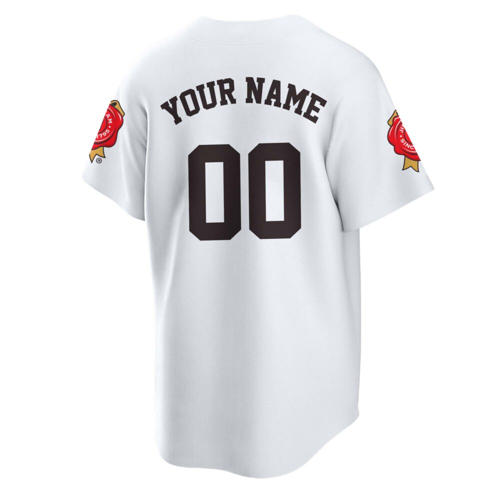 Personalized Jim Beam Baseball Jersey Personalized Jim Beam Baseball Jersey