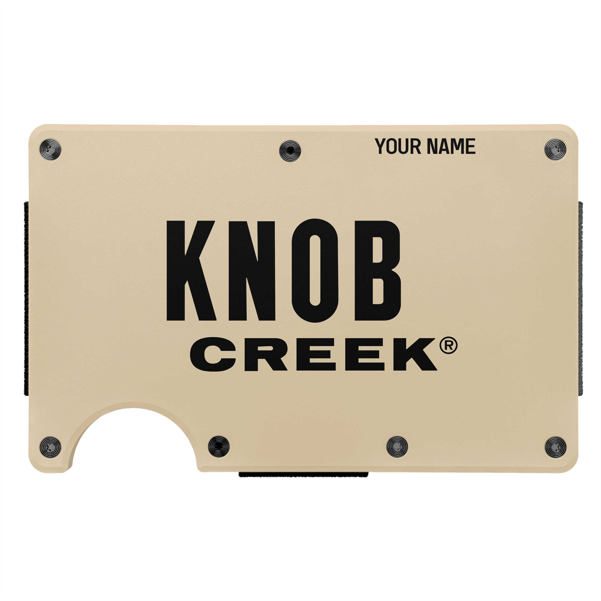 Personalized Knob Creek Metal Card Holder