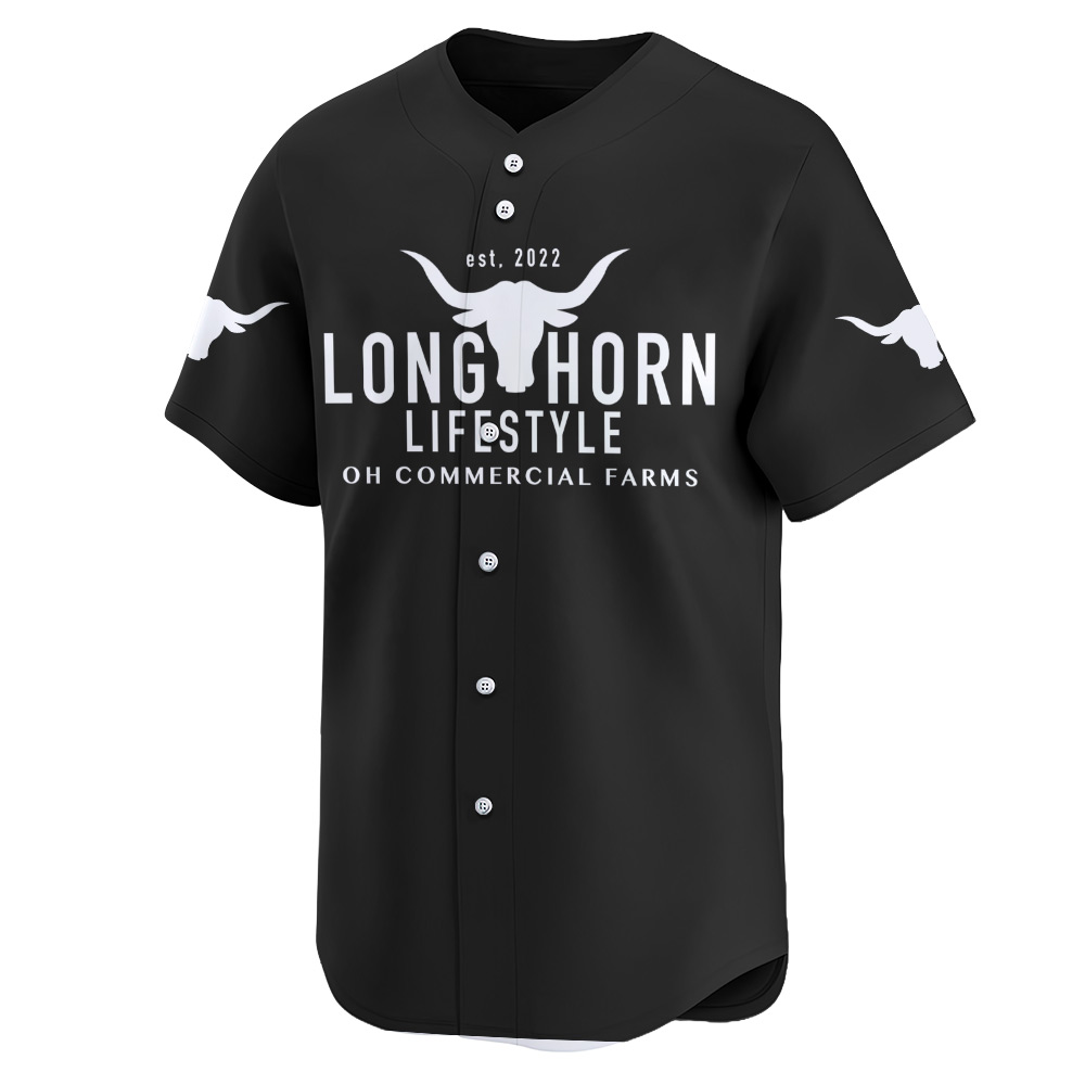 Personalized Longhorn Lifestyle Baseball Jersey