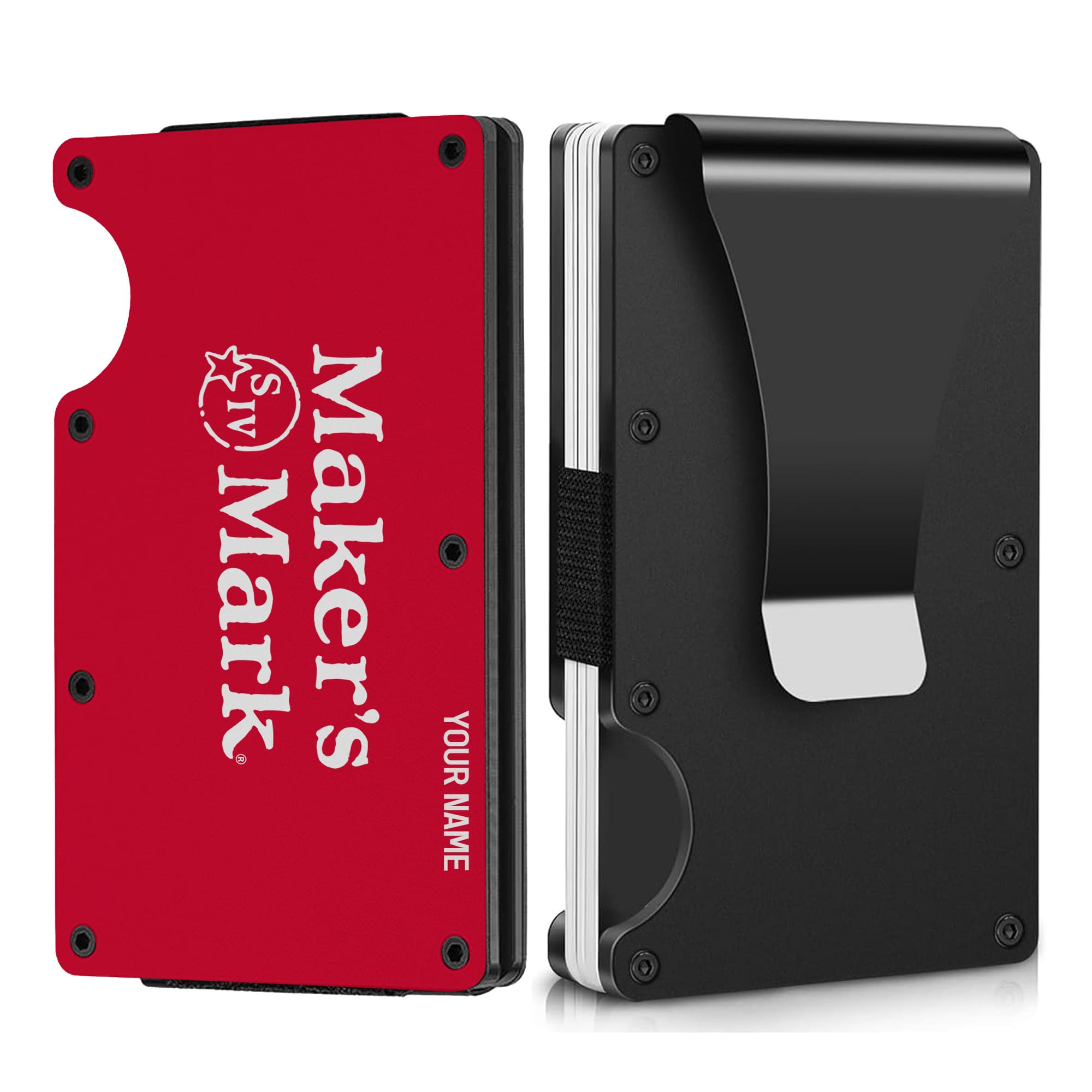 Personalized Maker’s Mark Metal Card Holder