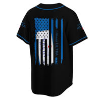 Personalized Michelob Ultra American Flag Baseball Jersey