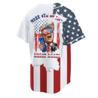 Personalized Michelob Ultra Donald Trump Independence Day Baseball Jersey