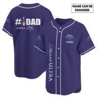Personalized Michelob Ultra Happy Father's Day Baseball Jersey