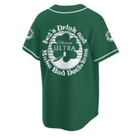 Personalized Michelob Ultra St Patrick's Day Baseball Jersey