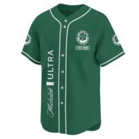 Personalized Michelob Ultra St Patrick's Day Baseball Jersey