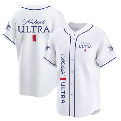 Personalized Michelob Ultra White Baseball Jersey