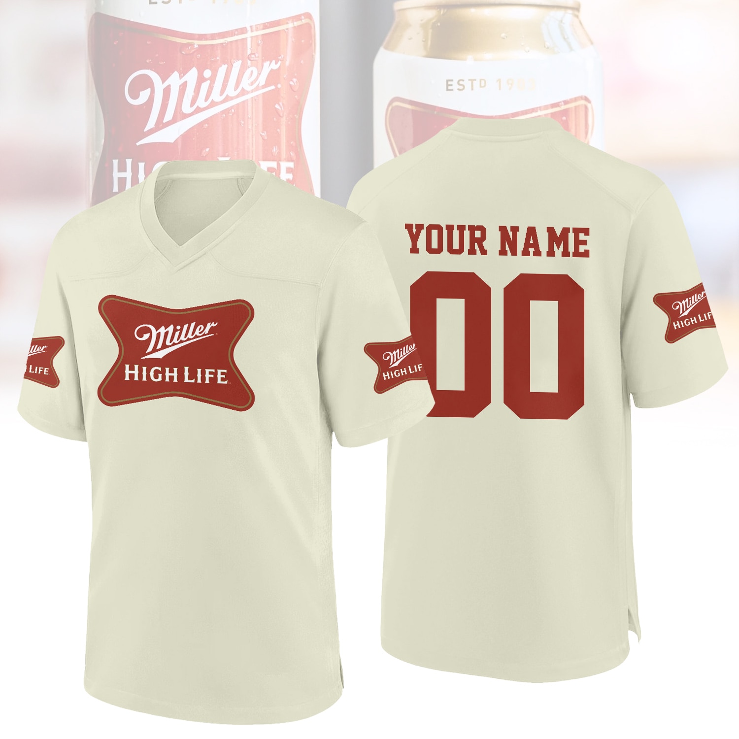 Personalized Miller High Life Football Jersey