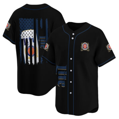 Personalized Miller Lite American Flag Baseball Jersey