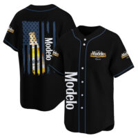 Personalized Modelo American Flag Baseball Jersey