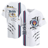 Personalized Modelo Claw Scratches Baseball Jersey