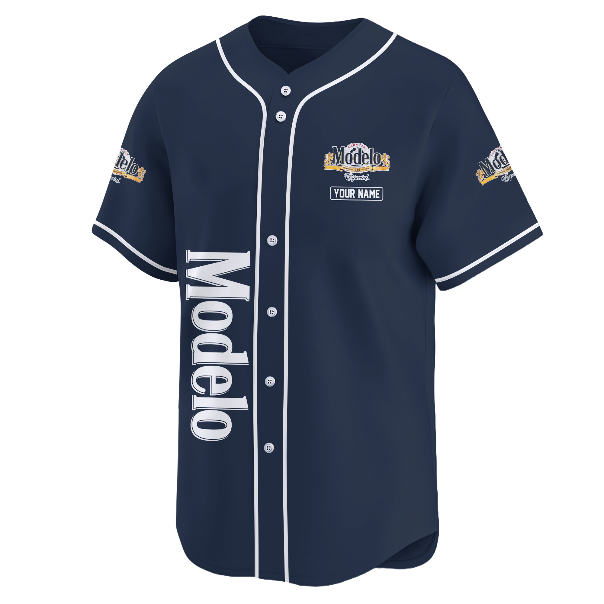Personalized Modelo Happy Father’s Day Baseball Jersey