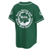 Personalized Modelo St Patrick's Day Baseball Jersey